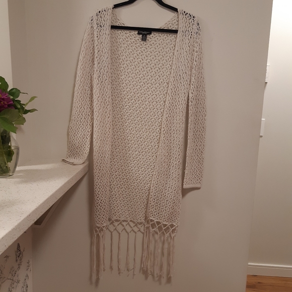 Streetwear Society Long Crocheted Sweater - Picture 2 of 7